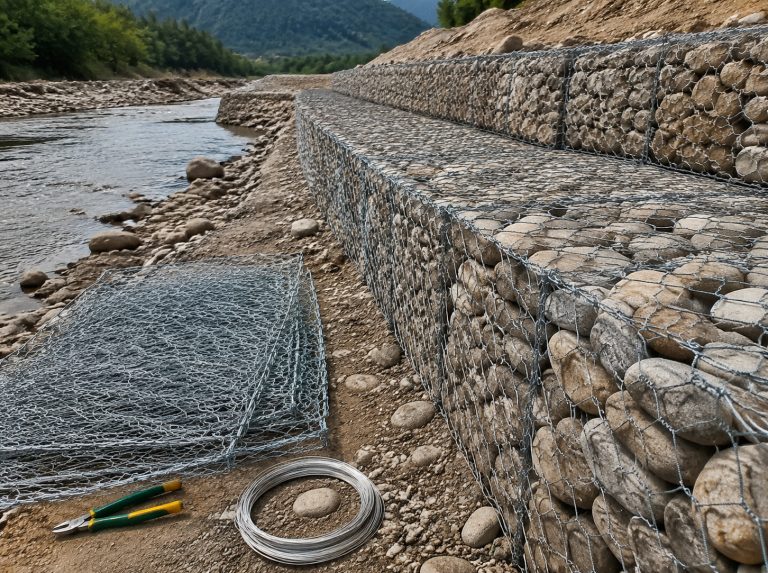 松潘县河道边坡石笼网